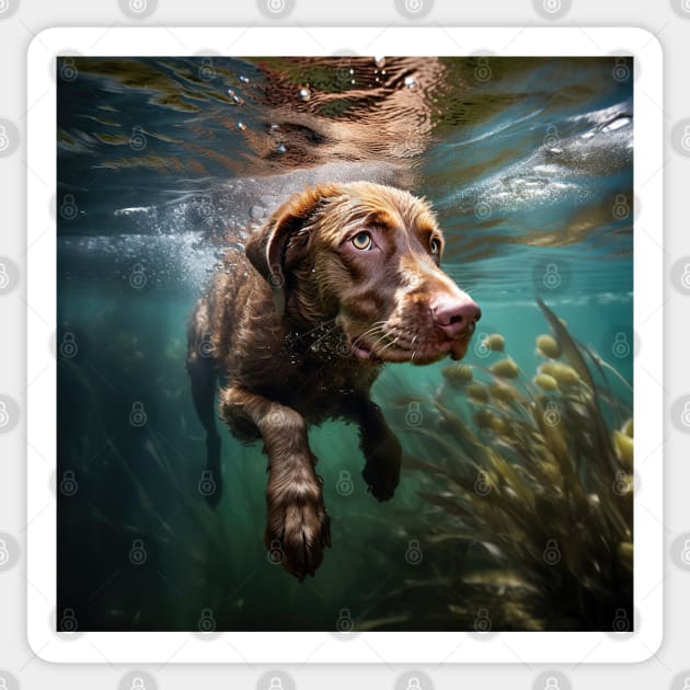 Chesapeake bay retriever swimming sales